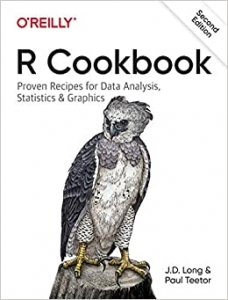 جلد معمولی سیاه و سفید_کتاب R Cookbook: Proven Recipes for Data Analysis, Statistics, and Graphics 2nd Edition