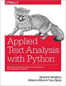جلد سخت سیاه و سفید_کتاب Applied Text Analysis with Python: Enabling Language-Aware Data Products with Machine Learning