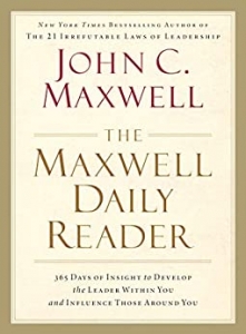جلد سخت رنگی_کتاب The Maxwell Daily Reader: 365 Days of Insight to Develop the Leader Within You and Influence Those Around You