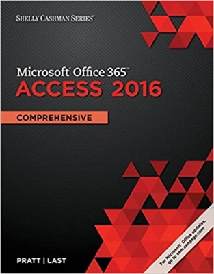 جلد معمولی سیاه و سفید_کتاب Shelly Cashman Series MicrosoftOffice 365 & Access2016: Comprehensive