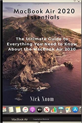 جلد معمولی سیاه و سفید_کتاب MacBook Air 2020 Essentials: The Ultimate Guide to Everything You Need to Know About the MacBook Air 2020