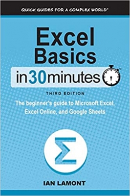 جلد سخت سیاه و سفید_کتاب Excel Basics In 30 Minutes