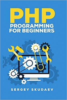 جلد معمولی سیاه و سفید_کتاب PHP Programming for Beginners: Programming Concepts. How to use PHP with MySQL and Oracle databases (MySqli, PDO)