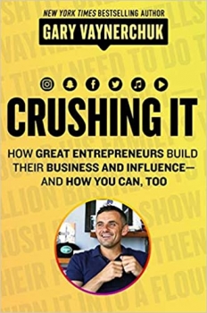 جلد معمولی سیاه و سفید_کتاب Crushing It!: How Great Entrepreneurs Build Their Business and Influence―and How You Can, Too