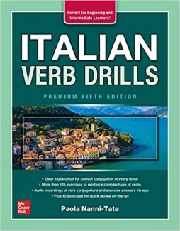 کتاب Italian Verb Drills, Premium Fifth Edition