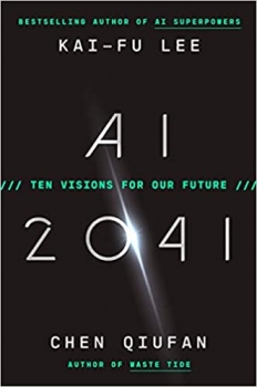 جلد سخت سیاه و سفید_کتاب AI 2041: Ten Visions for Our Future 