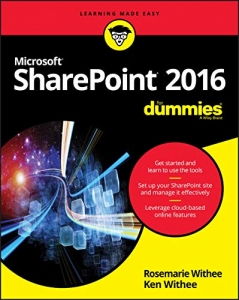 جلد معمولی سیاه و سفید_کتاب SharePoint 2016 For Dummies 