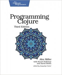 جلد معمولی سیاه و سفید_کتاب Programming Clojure (The Pragmatic Programmers) 3rd Edition