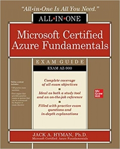 جلد سخت سیاه و سفید_کتاب Microsoft Certified Azure Fundamentals All-in-One Exam Guide (Exam AZ-900) 1st Edition