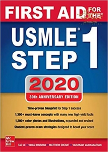 کتاب First Aid for the USMLE Step 1 2020, Thirtieth edition 30th Edition  First Aid for the USMLE Step 1 2020, Thirtieth edition