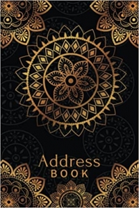 کتاب Address Book: Address & Phone Number Book with Alphabetical Tabs - Log Book To Record Contacts, Phone Numbers, Addresses, Emails, Anniversaries, ... Notes (6 x 9 in) - Stylish Gold Mandala Cover