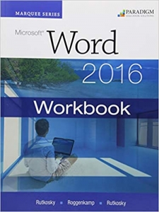 کتاب Marquee Series Word 2016 Workbook