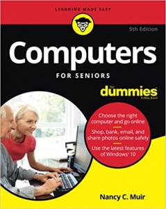 جلد سخت سیاه و سفید_کتاب Computers for Seniors for Dummies, 5e (For Dummies (Computer/Tech))