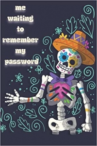 کتاب Password Book With Alphabetical Tabs: Internet, Password Keeper and Organizer for Website, Usernames, Logins and Notes Password Journal, Funny Book Cover Design