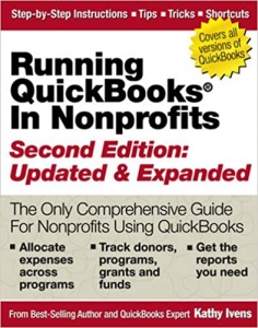 جلد معمولی سیاه و سفید_کتاب Running QuickBooks in Nonprofits: 2nd Edition: The Only Comprehensive Guide for Nonprofits Using QuickBooks