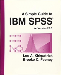کتاب A Simple Guide to IBM SPSS Statistics - version 23.0 