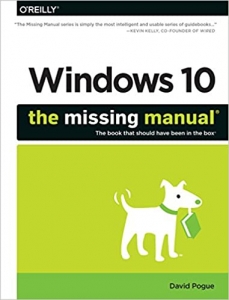 جلد سخت رنگی_کتاب Windows 10: The Missing Manual 
