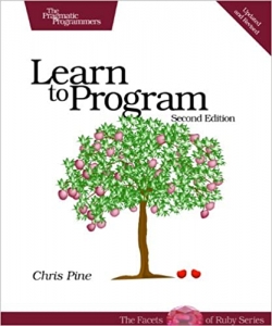 جلد معمولی سیاه و سفید_کتاب Learn to Program, Second Edition (The Facets of Ruby Series)