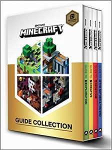 جلد سخت رنگی_کتاب Minecraft: Guide Collection 4-Book Boxed Set: Exploration; Creative; Redstone; The Nether & the End