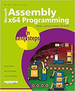 جلد سخت سیاه و سفید_کتاب Assembly x64 in easy steps: Modern coding for MASM, SSE & AVX
