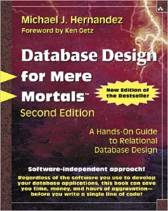 کتاب Database Design for Mere Mortals: A Hands-On Guide to Relational Database Design 2nd Edition