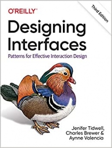 جلد معمولی سیاه و سفید_کتاب Designing Interfaces: Patterns for Effective Interaction Design