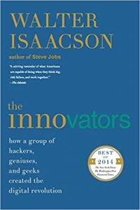 جلد معمولی سیاه و سفید_کتاب The Innovators: How a Group of Hackers, Geniuses, and Geeks Created the Digital Revolution
