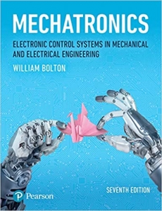 جلد سخت سیاه و سفید_کتاب Mechatronics: Electronic Control Systems in Mechanical and Electrical Engineering