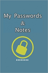 کتاب My Passwords & Notes: Change login user, Internet password book with tabs, Password book with alphabetical tabs