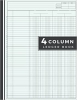 کتاب 4 Column Ledger Book: Accounting Ledger Book, Columnar Pad, 110 Pages (8.5