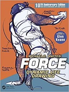 جلد سخت رنگی_کتاب FORCE: Dynamic Life Drawing: 10th Anniversary Edition (Force Drawing Series) 3rd Edition