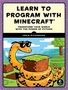 جلد معمولی سیاه و سفید_کتاب Learn to Program with Minecraft: Transform Your World with the Power of Python