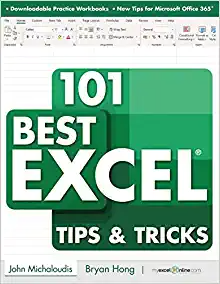 جلد سخت سیاه و سفید_کتاب 101 Best Excel Tips & Tricks (101 Excel Series)