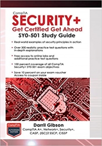 جلد سخت سیاه و سفید_کتاب CompTIA Security+ Get Certified Get Ahead: SY0-501 Study Guide 4th Edition