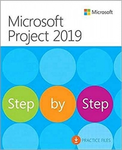 جلد معمولی سیاه و سفید_کتاب Microsoft Project 2019 Step by Step