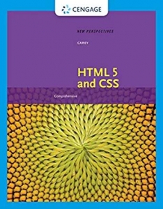 جلد معمولی سیاه و سفید_کتاب New Perspectives on HTML 5 and CSS: Comprehensive: Comprehensive (MindTap Course List) 8th Edition