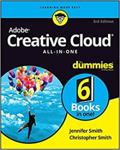 جلد سخت سیاه و سفید_کتاب Adobe Creative Cloud All-in-One For Dummies (For Dummies (Computer/Tech))