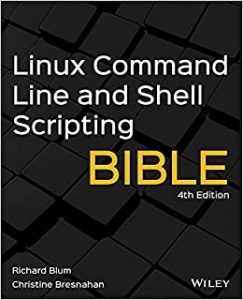 جلد سخت رنگی_کتاب Linux Command Line and Shell Scripting Bible 4th Edition