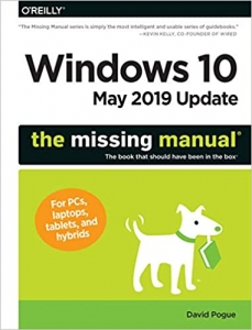 جلد معمولی رنگی_کتاب Windows 10 May 2019 Update: The Missing Manual: The Book That Should Have Been in the Box
