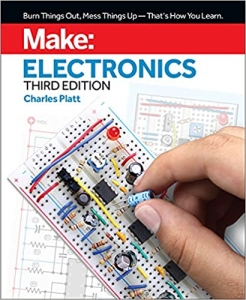 جلد معمولی رنگی_کتاب Make: Electronics: Learning by Discovery: A hands-on primer for the new electronics enthusiast