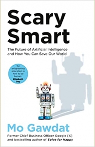 جلد معمولی سیاه و سفید_کتاب Scary Smart: The Future of Artificial Intelligence and How You Can Save Our World 