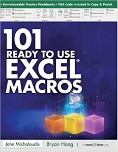 جلد سخت سیاه و سفید_کتاب 101 Ready To Use Microsoft Excel Macros (101 Excel Series)