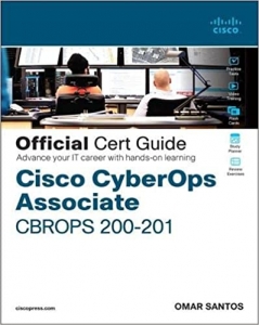 جلد معمولی سیاه و سفید_کتاب Cisco CyberOps Associate CBROPS 200-201 Official Cert Guide (Certification Guide)