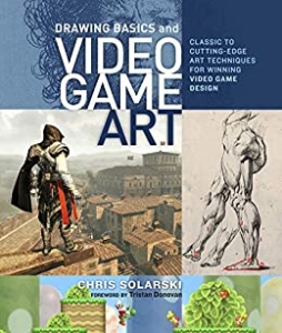 جلد معمولی سیاه و سفید_کتاب Drawing Basics and Video Game Art: Classic to Cutting-Edge Art Techniques for Winning Video Game Design