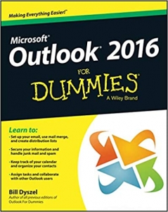 جلد سخت رنگی_کتاب Outlook 2016 For Dummies (Outlook for Dummies)