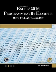 کتاب Microsoft Excel 2016 Programming by Example with VBA, XML, and ASP