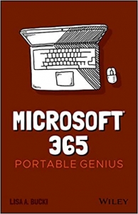 جلد سخت سیاه و سفید_کتاب Microsoft 365 Portable Genius 