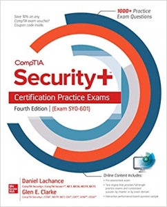 جلد سخت سیاه و سفید_کتاب CompTIA Security+ Certification Practice Exams, Fourth Edition (Exam SY0-601) 4th Edition