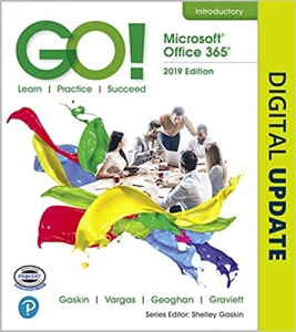 جلد معمولی سیاه و سفید_کتاب GO! with Microsoft Office 365, 2019 Edition Introductory