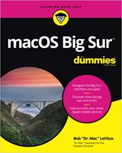 جلد معمولی سیاه و سفید_کتاب macOS Big Sur For Dummies (For Dummies (Computer/Tech))